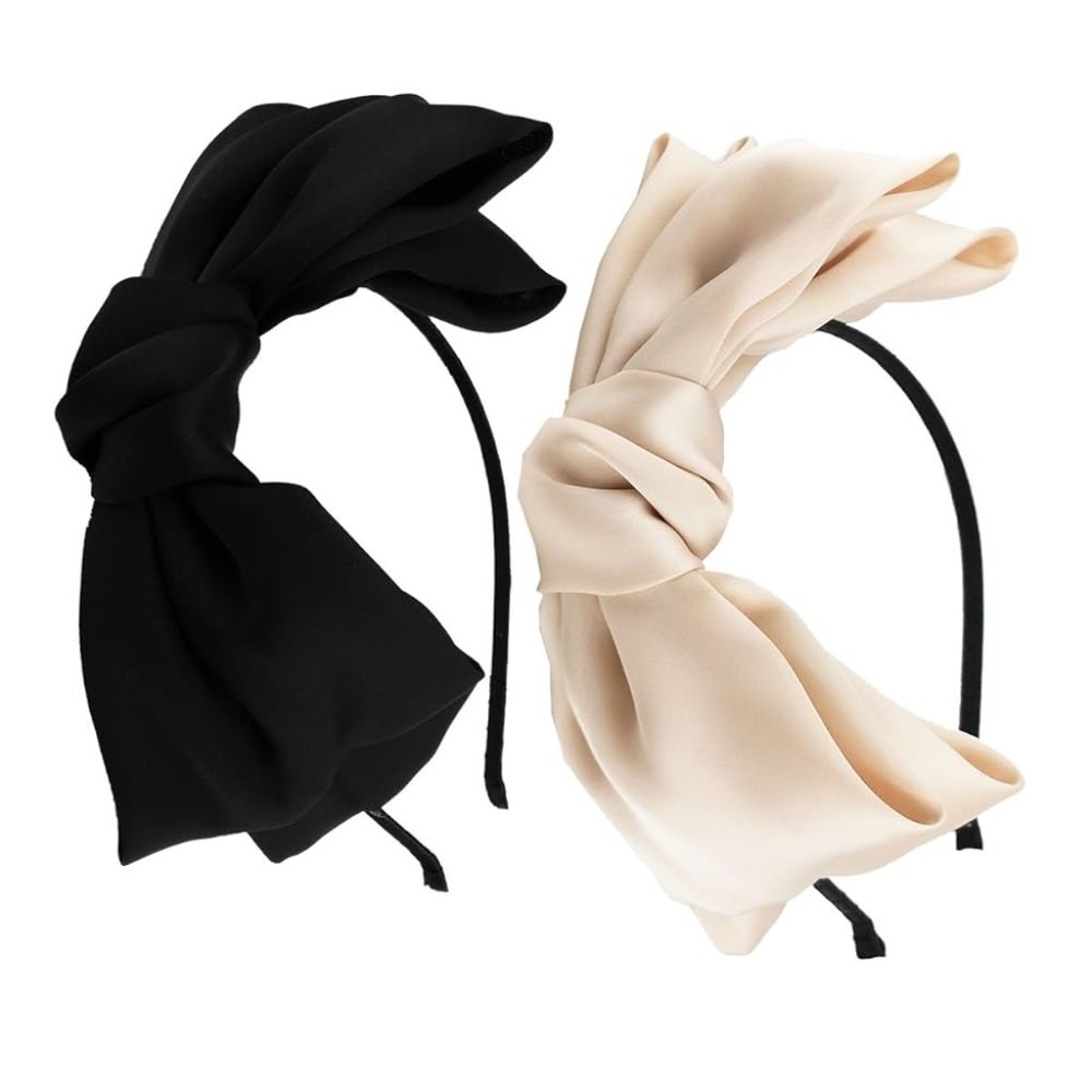 2 Pack of Sweet Big Bowknot Hair Band Bow Headband Hair Accessory Girls Women